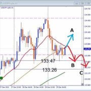 USDJPY, 133.26サポート