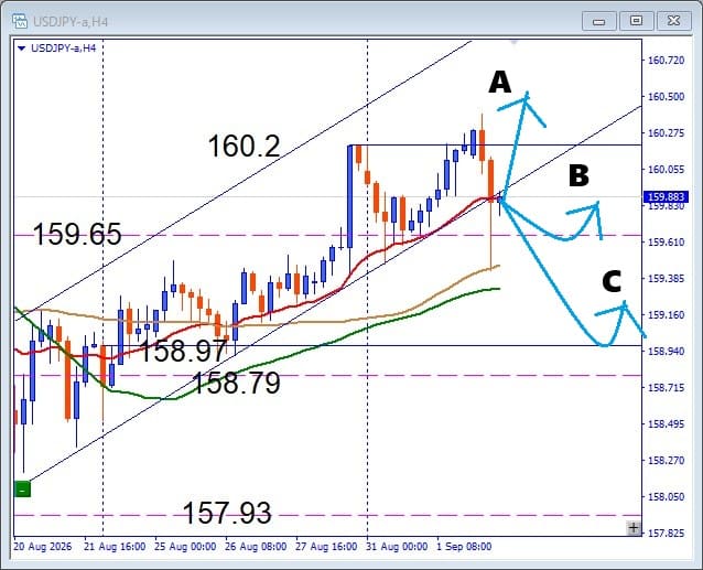 [USD/JPY] Stalled in the 160 range! Here is the next target level for buying the dip.